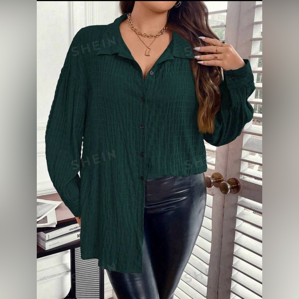 Longer Shirt. I wore it only a few times with leggings. Very comfortable